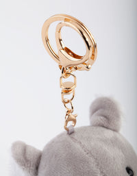 Kids Mixed Material Koala Keyring - link has visual effect only