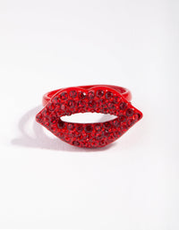 Matte Diamante Lips Ring - link has visual effect only