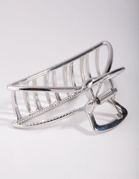 Rhodium Outline Claw - link has visual effect only