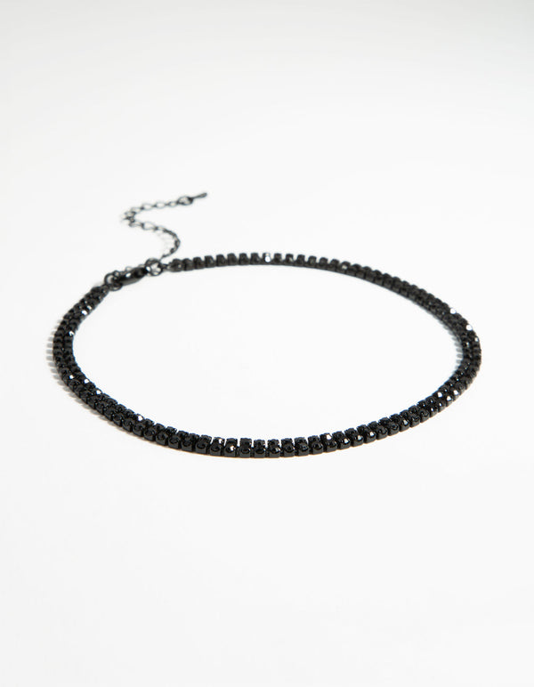 Naszyjnik typu choker z matowym wykończeniem