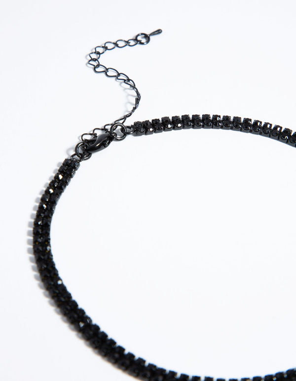 Naszyjnik typu choker z matowym wykończeniem