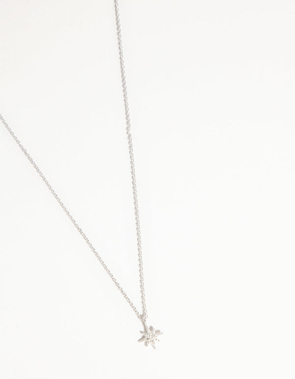 Sterling Silver Starburst Necklace