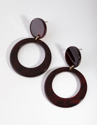 Kolczyki akrylowe Tort Circle Drop - link has visual effect only