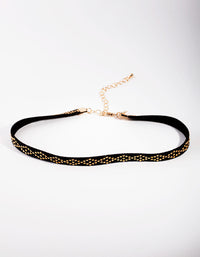 Fabric Embellished Choker - link has visual effect only