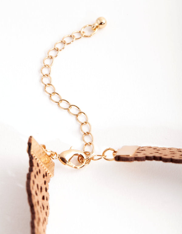 Fabric Lacy Choker