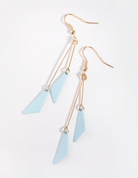Gold Shape Drop Earrings - link has visual effect only