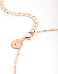 Gold Chip Necklace - link has visual effect only