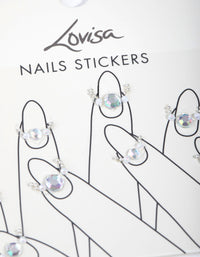 Silver Cuticle Nail Stickers - link has visual effect only