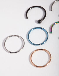 Open Ball 6-Pack Nose Ring - link has visual effect only