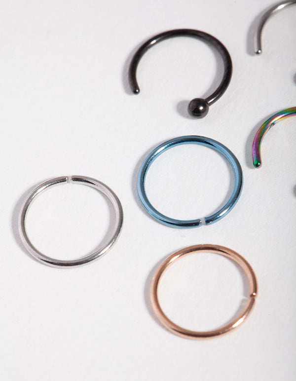 Open Ball 6-Pack Nose Ring