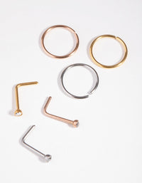 5 mm dikke neusring in 6-pack - link has visual effect only