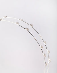 Silver Double Star Headband - link has visual effect only