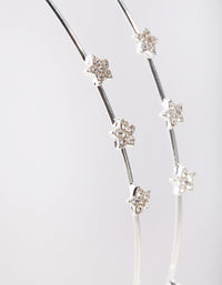 Silver Double Star Headband - link has visual effect only