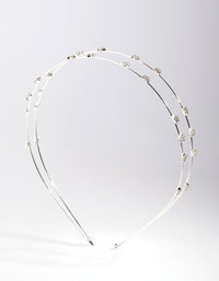 Silver Double Star Headband - link has visual effect only