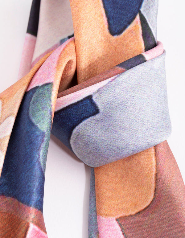 Floral Fabric Scarf