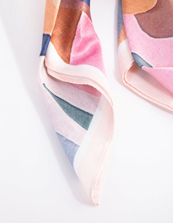 Floral Fabric Scarf