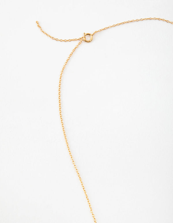 Real Gold Plated Sterling Silver Cupchain Necklace