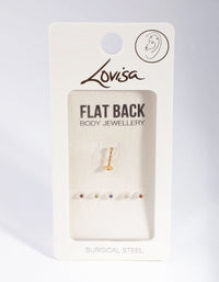 Gold Classic Gem 6-Pack Flat Back - link has visual effect only