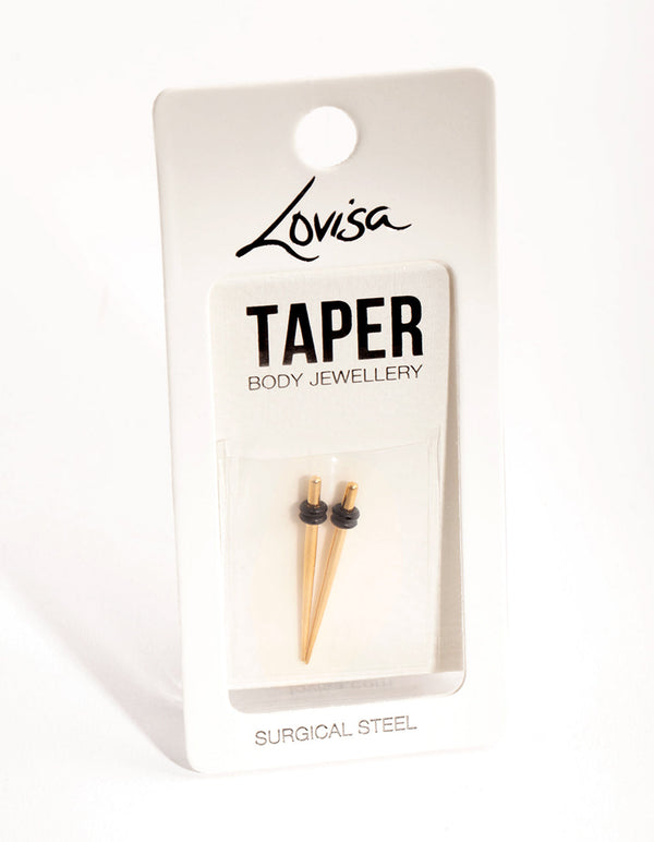 Gold Simple 2mm Taper