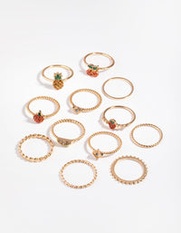 Złote Diamante Fruits 8x8 Pack Rings - link has visual effect only