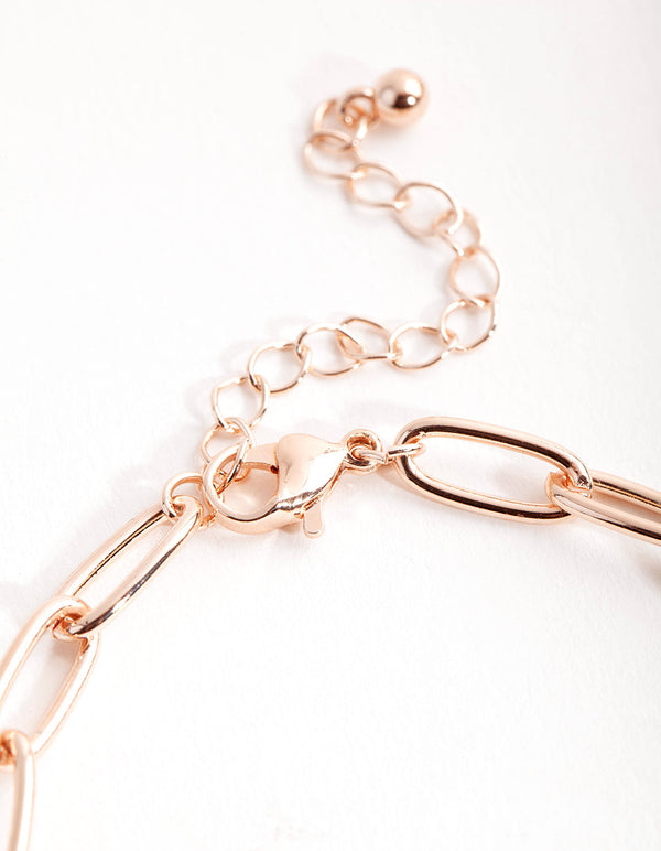 Mixed Metals Wide Chain 2-Pack Bracelets