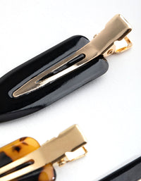 Gold 4-Pack Beauty Hair Clip - link has visual effect only