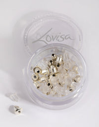 Silver and Silicon Mixed Earback Pack - link has visual effect only