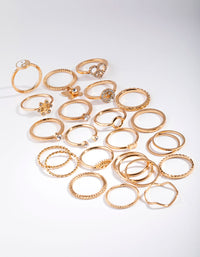 Joyful Gold Peace 24-Pack Rings - link has visual effect only