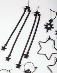 Matte Multi Star 6-Pack Earring - link has visual effect only