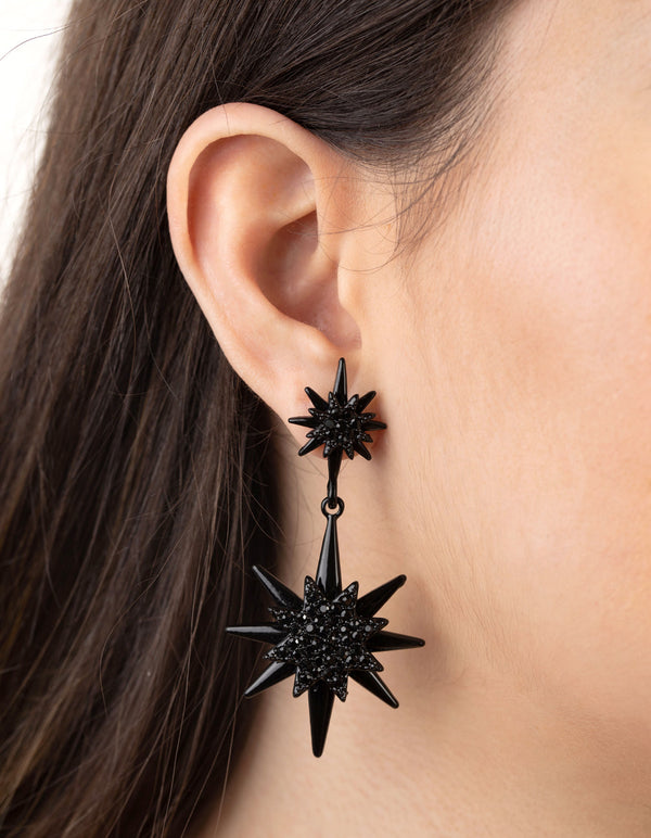 Matte Mismatch Celestial Earrings