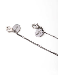 Gunmetal Star and Moon 4-Pack Bracelet and Anklet Pack - link has visual effect only