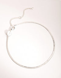 Silver Snake Choker Necklace - link has visual effect only
