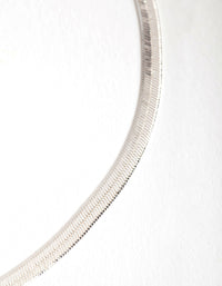 Silver Snake Choker Necklace - link has visual effect only