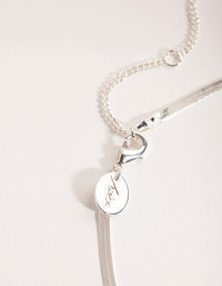 Silver Snake Choker Necklace - link has visual effect only