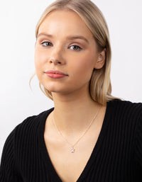 Real Rose Gold Plated Diamante Star Necklace - link has visual effect only