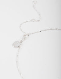 Real Silver Plated Freshwater Pearl Necklace - link has visual effect only