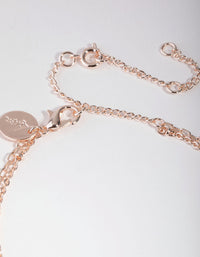 Real Rose Gold Plated Mini Disc Bracelet - link has visual effect only
