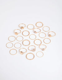 Gold Moon Phase Ring 24-Pack - link has visual effect only