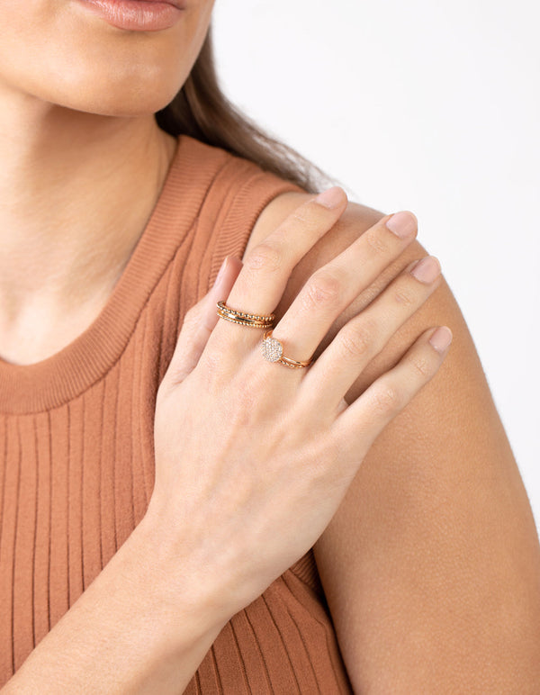 Gold Moon Phase Ring 24-Pack
