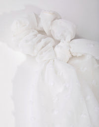 Fabric Dobby Scarf Scrunchie - link has visual effect only