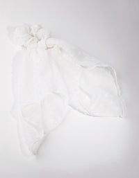 Fabric Dobby Scarf Scrunchie - link has visual effect only
