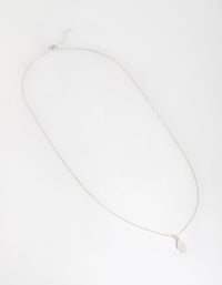 Sterling Silver Hamsa Hand Necklace - link has visual effect only