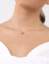 Gold Plated Sterling Silver Celestial Charm Necklace - link has visual effect only