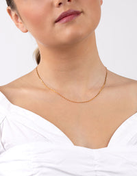 Gold Plated Sterling Silver Mariner Necklace - link has visual effect only