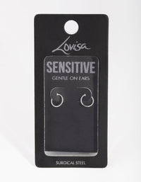 Surgical Steel 8mm Sleeper Earrings - link has visual effect only