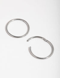 Surgical Steel Fine 10mm Sleeper Earrings - link has visual effect only