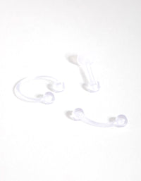Silicone Mix Style 3-Pack Earring - link has visual effect only