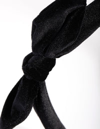 Fabric Velvet Bow Alice Band - link has visual effect only
