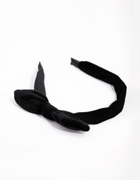 Fabric Velvet Bow Alice Band - link has visual effect only