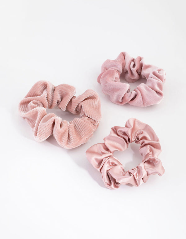 Mix Blush Scrunchie 3-Pack